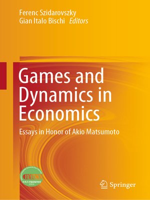cover image of Games and Dynamics in Economics